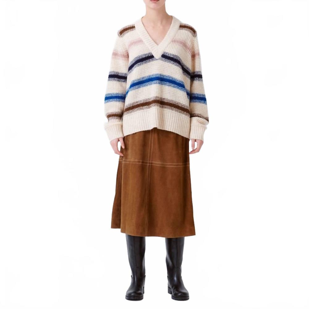 NEW MUNTHE rana knit pulloeer sweater in beige